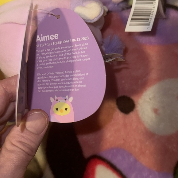 Aimee the chick in Patty the cow outfit squishmallow NWT - Picture 6 of 6